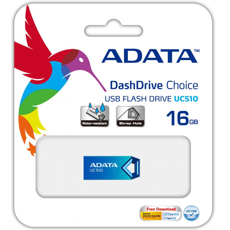 Clé USB Adata UC510 / 16 Go / Bleu