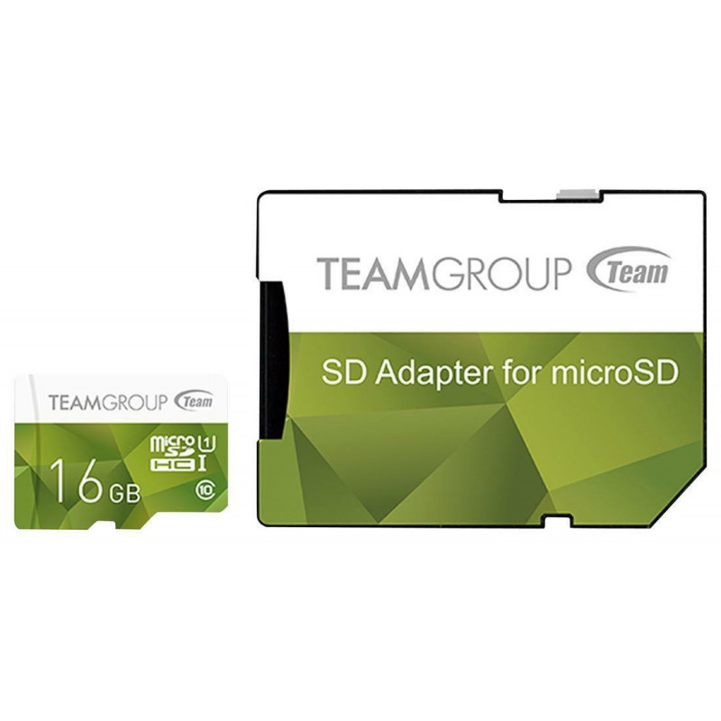 Team Group Carte Mémoire Micro SD UHS-I 16 Go - Class10