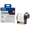 Rouleau de papier continu Brother DK-22251 Original / Noir et Rouge sur Blanc
