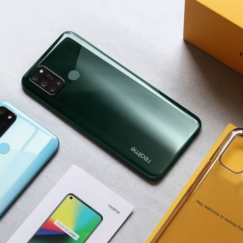 Back Smartphone Realme 7i  Vert Aurora