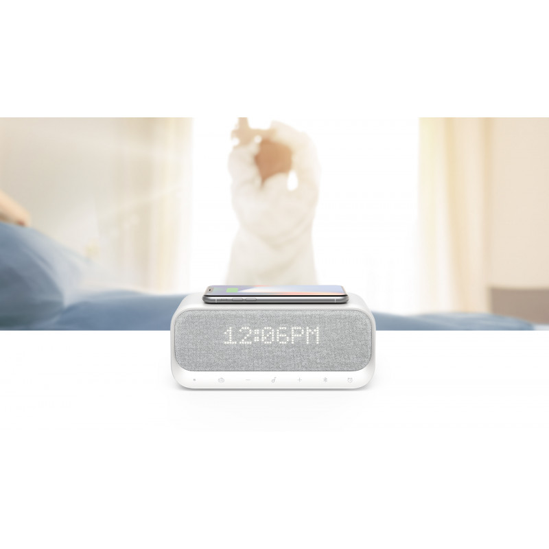 Enceinte et Radio-réveil Anker Soundcore Wakey Bluetooth avec Chargeur Qi sans Fil 10W