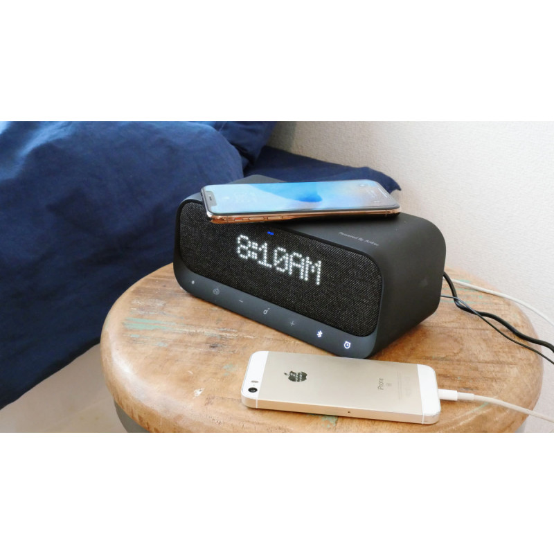 Enceinte et Radio-réveil Anker Soundcore Wakey Bluetooth avec Chargeur Qi sans Fil 10W