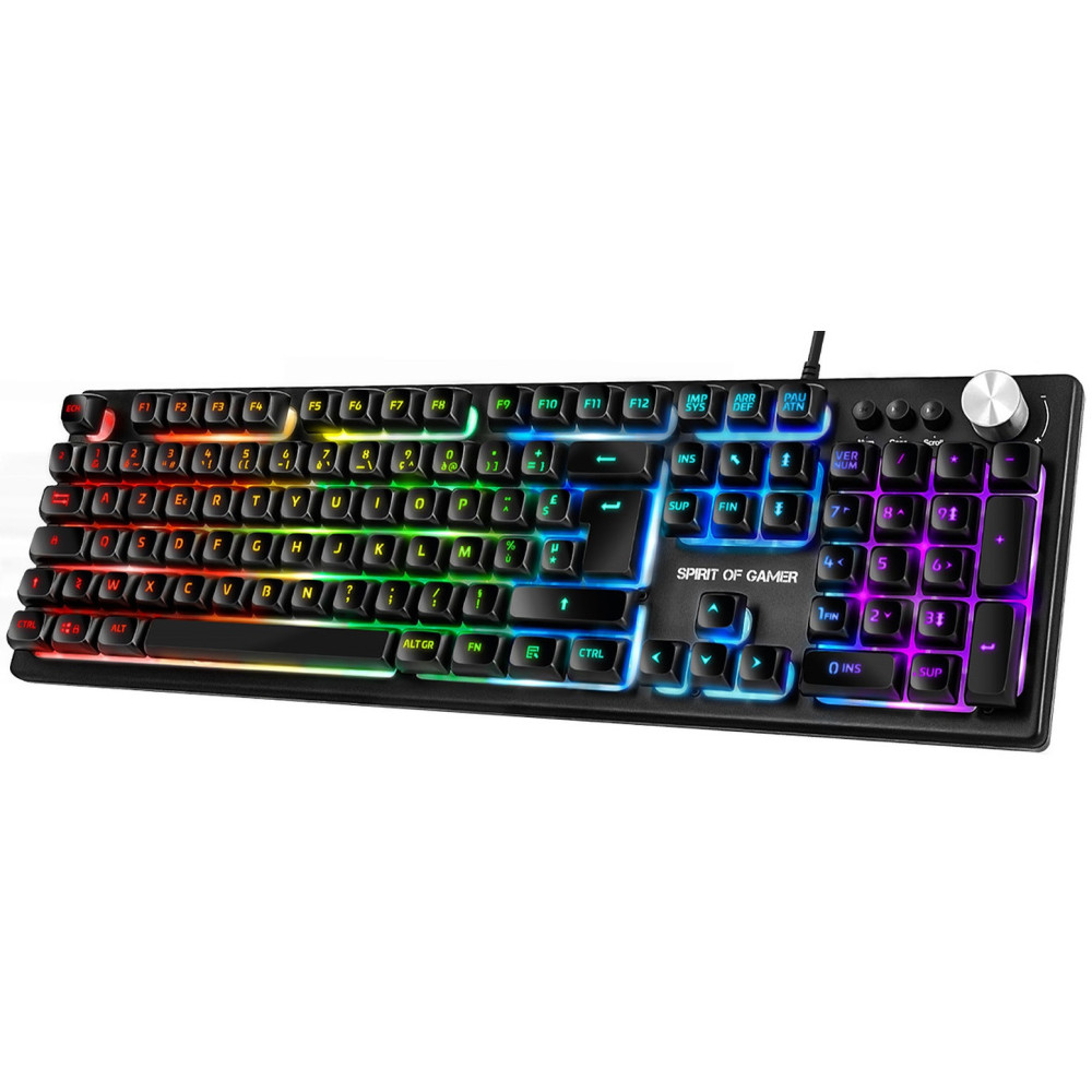 Clavier Gaming Semi-mécanique Spirit of Gamer Pro-K7 RGB