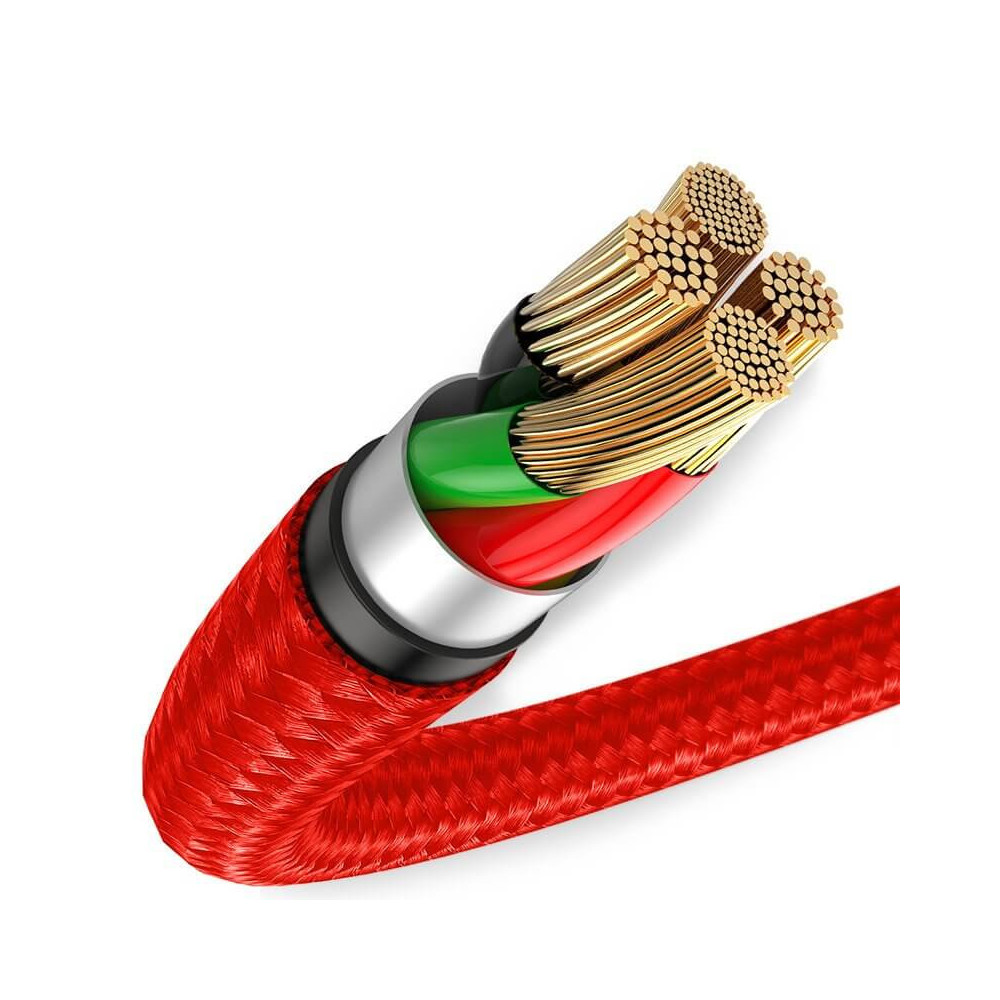 Câble USB Baseus Halo USB Vers USB Lightning 0.25m / 2.4A