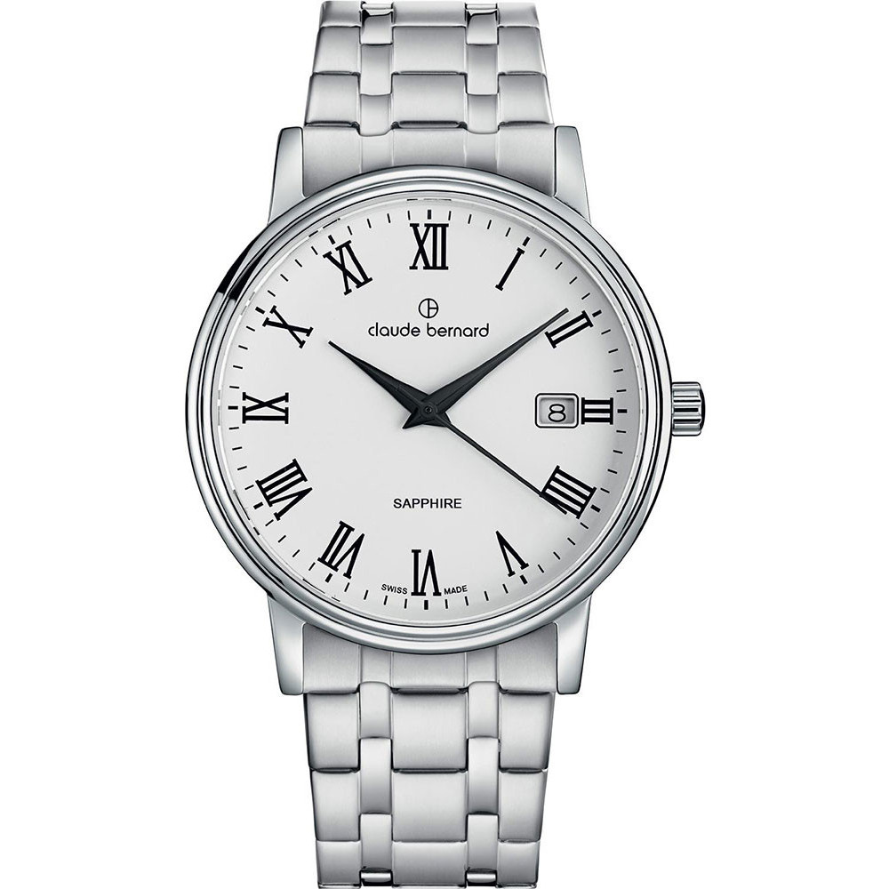 Montre Pour Homme Claude Bernard Date Classique 53007 3M BR