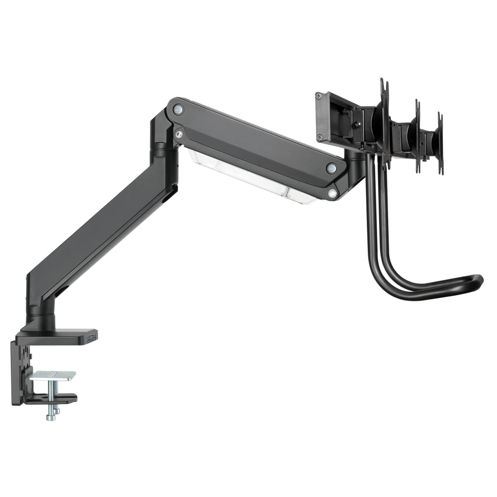 Support pour 3 écran de bureau White Shark GMS-3203 Rhamses III / 17"-27