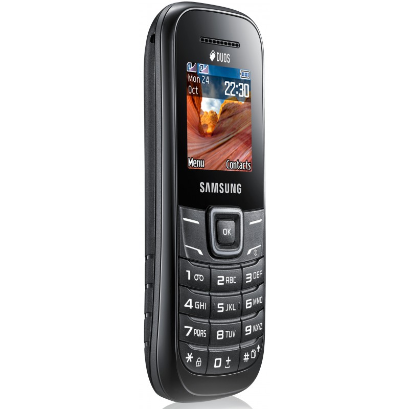 Téléphone Portable Samsung GT-1202 / Double SIM / Noir