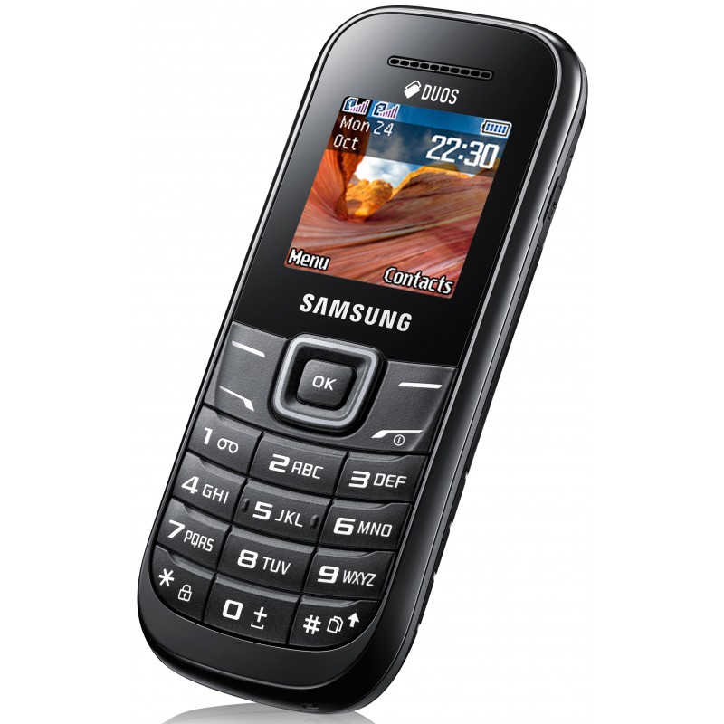 Téléphone Portable Samsung GT-1202 / Double SIM / Noir