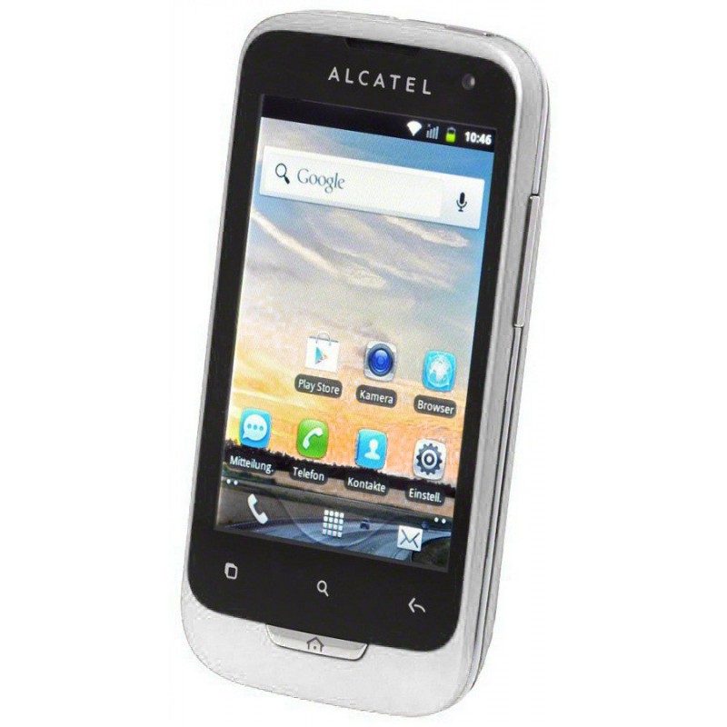 Téléphone Portable Alcatel OT 985D / Blanc