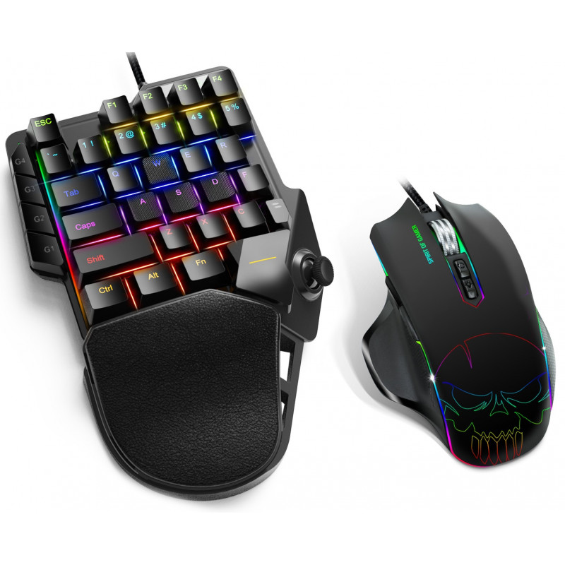 Ensemble Gaming Mini Clavier Mécanique avec Souris Gaming avec Tapis Souris  Spirit Of Gamer Xpert G900