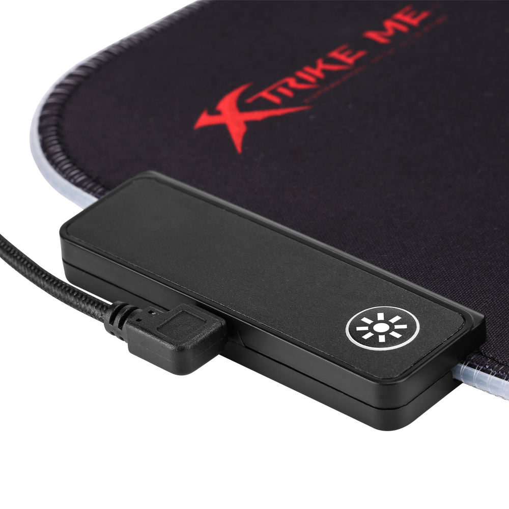 Tapis de souris Gaming Xtrike Me MP602 350 x 250 mm / RGB