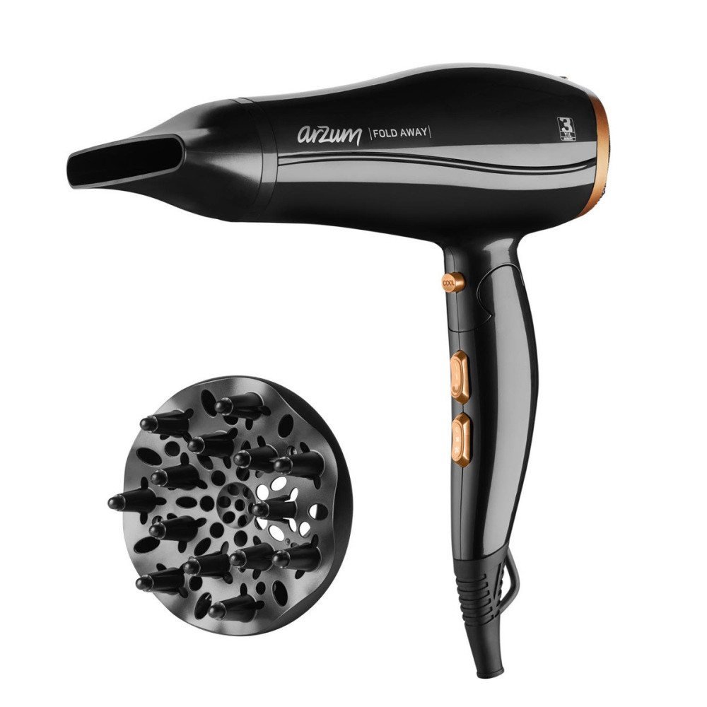 Sèche-cheveux Pliable Arzum AR5046 / 2300W / Noir