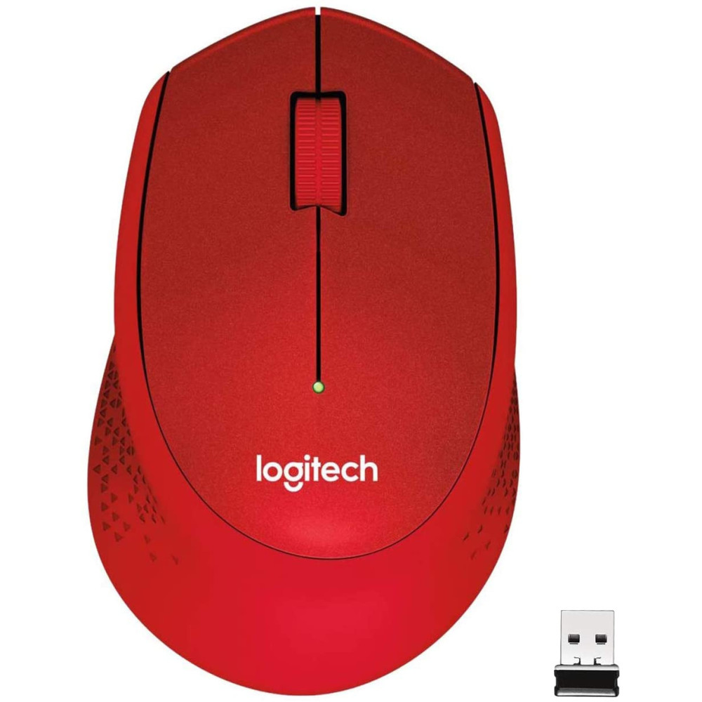 Souris sans fil Logitech M330 Silent Plus Rouge
