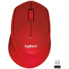 Souris sans fil Logitech M330 Silent Plus Rouge