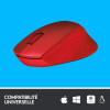 Souris sans fil Logitech M330 Silent Plus Rouge