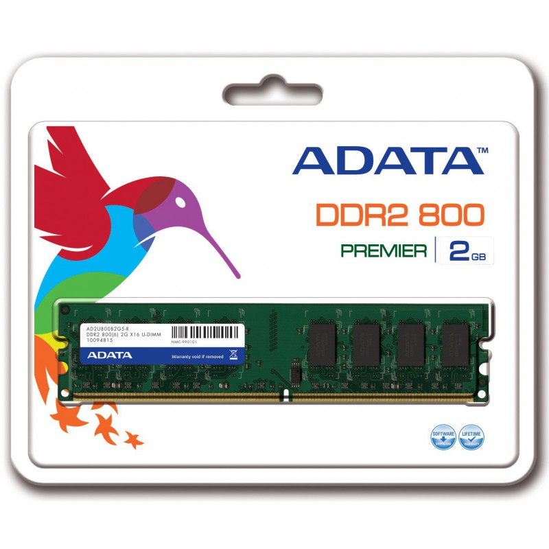 Barette Mémoire 1 Go DDR2 800Mhz