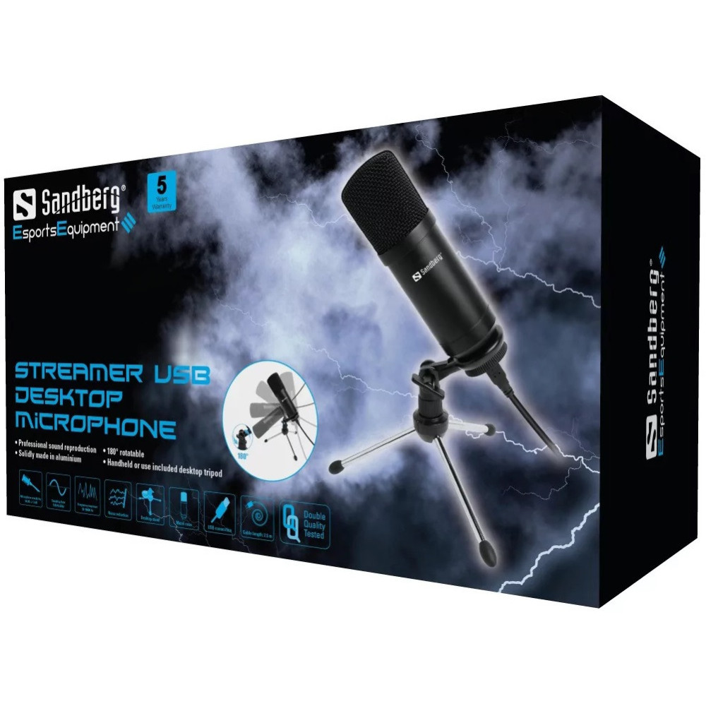 Microphone Sandberg Streamer 126-09