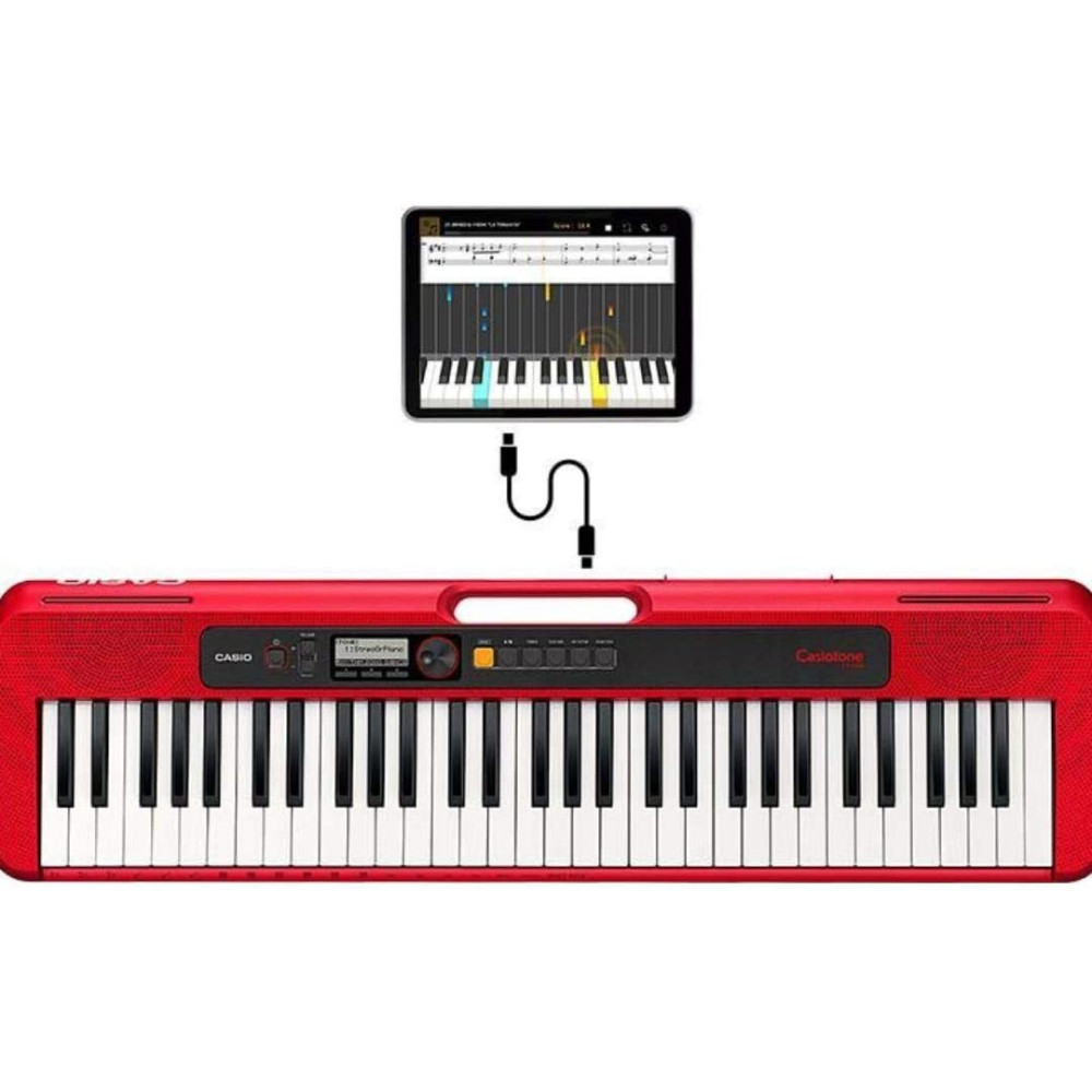 Clavier Electrique Casio Casiotone CT-S200 - Rouge
