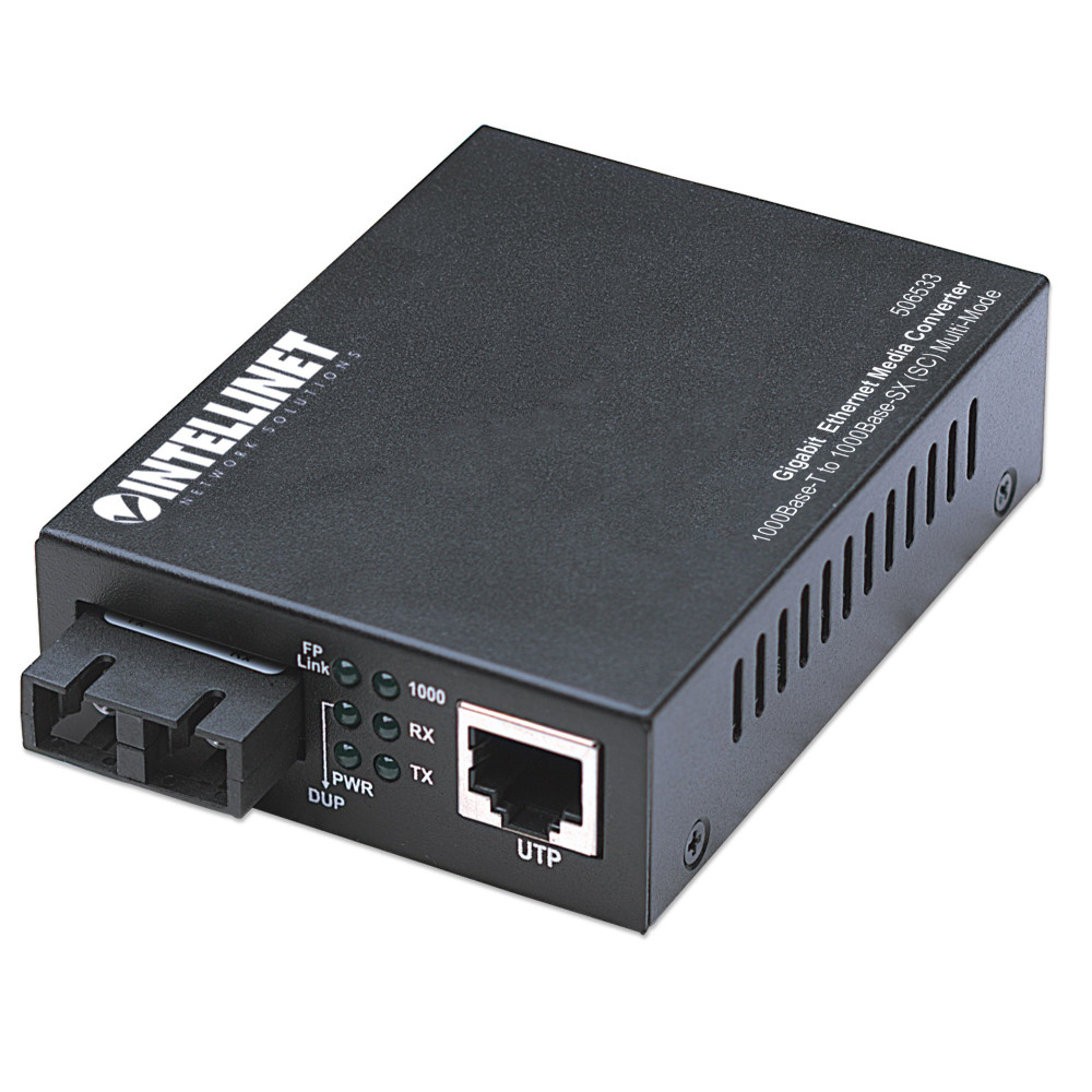 Convertisseur de support Gigabit Ethernet Intellinet