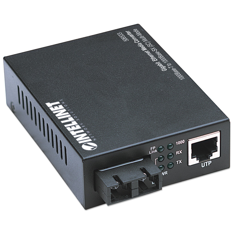 Convertisseur de support Gigabit Ethernet Intellinet