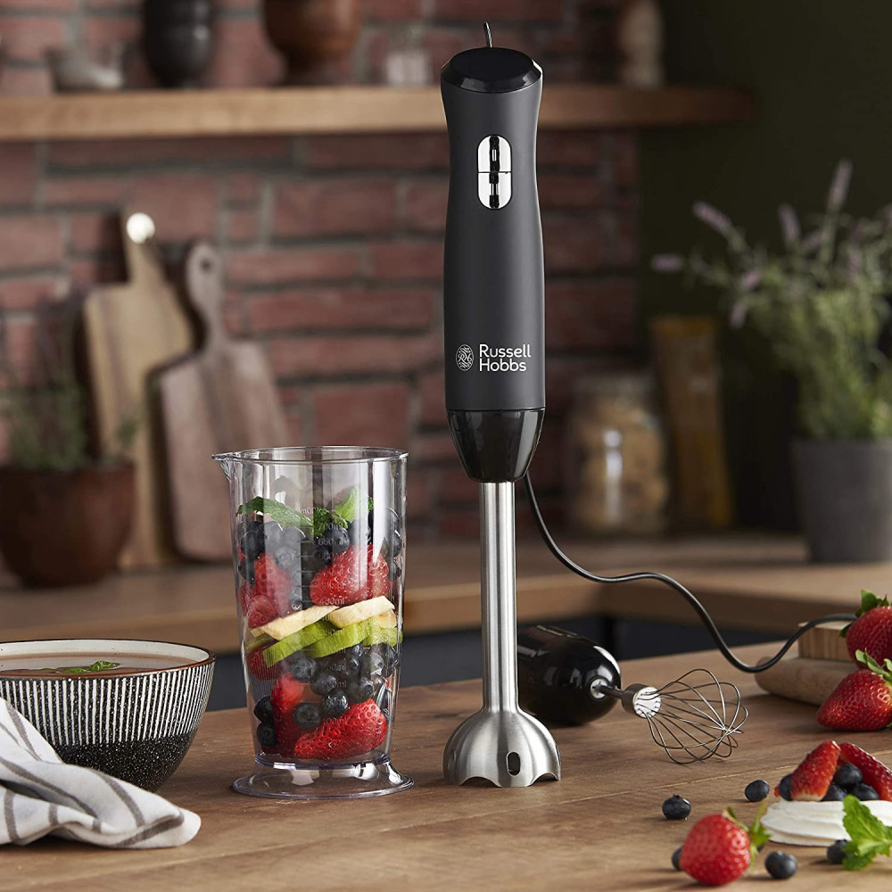 Mixeur Plongeant Multifonctions 3-en-1 Matte Black - 500W