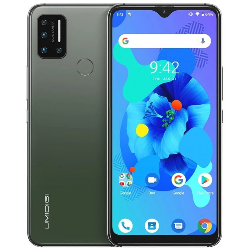 Téléphone Portable Umidigi A7 / 4G / Double SIM / Vert