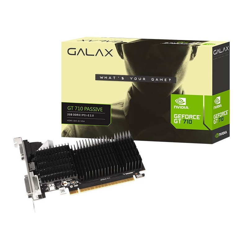 Carte graphique Galax GeForce GT 710 Passive - 2Go
