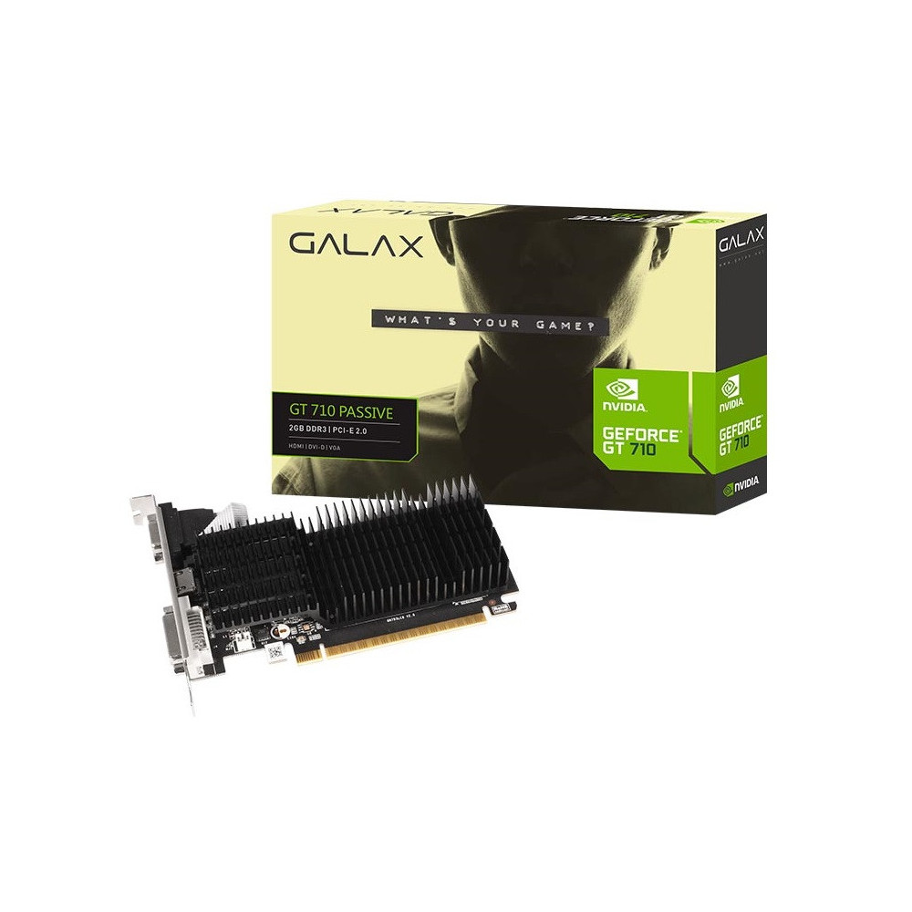 Carte graphique Galax GeForce GT 710 Passive - 2Go