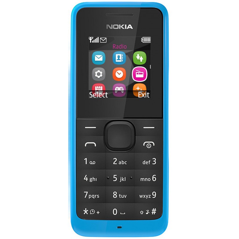 Téléphone Portable Nokia 105 / Bleu Ciel