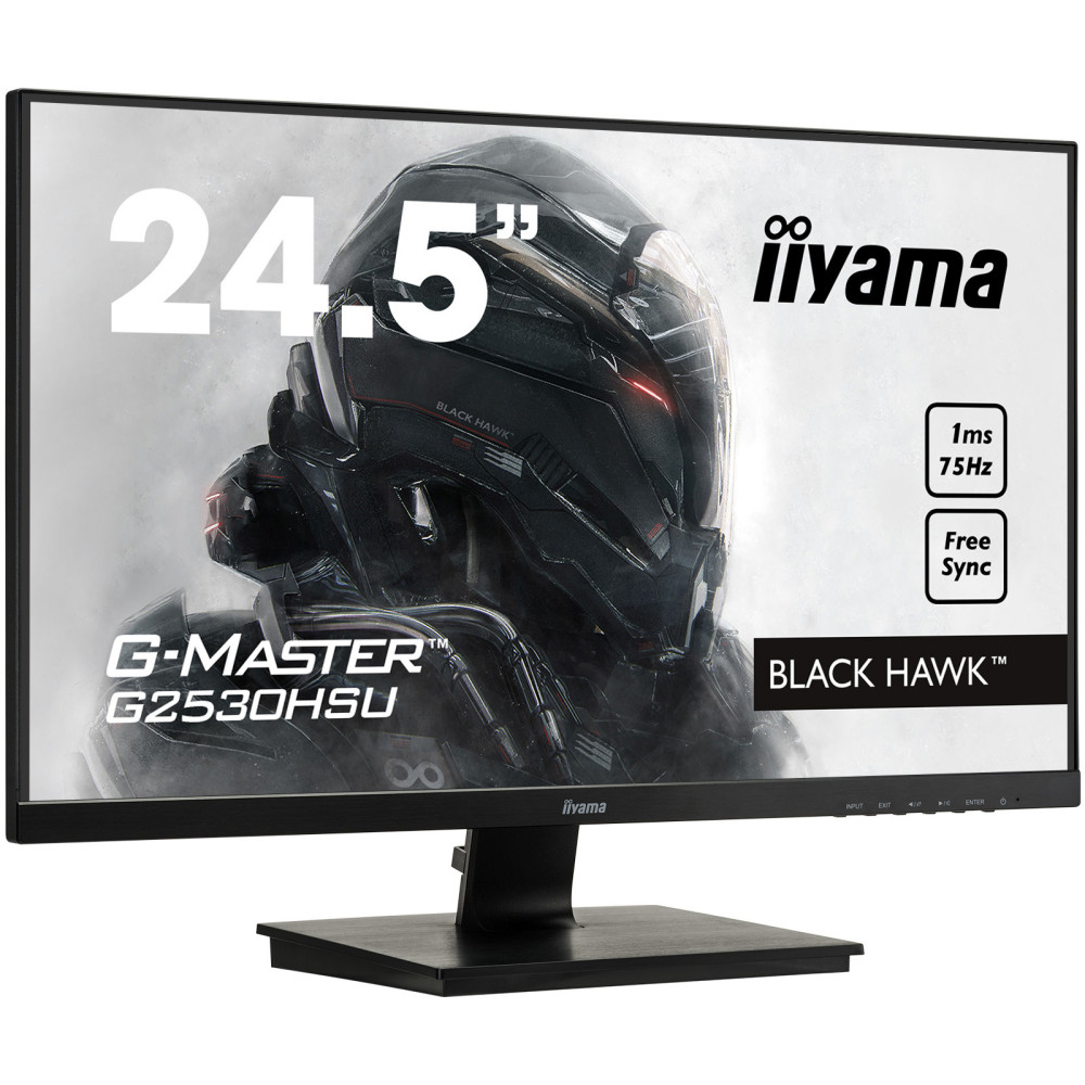 Ecran Gaming 24.5" Full HD LED iiyama G-MASTER G253HSU-B1 / Noir