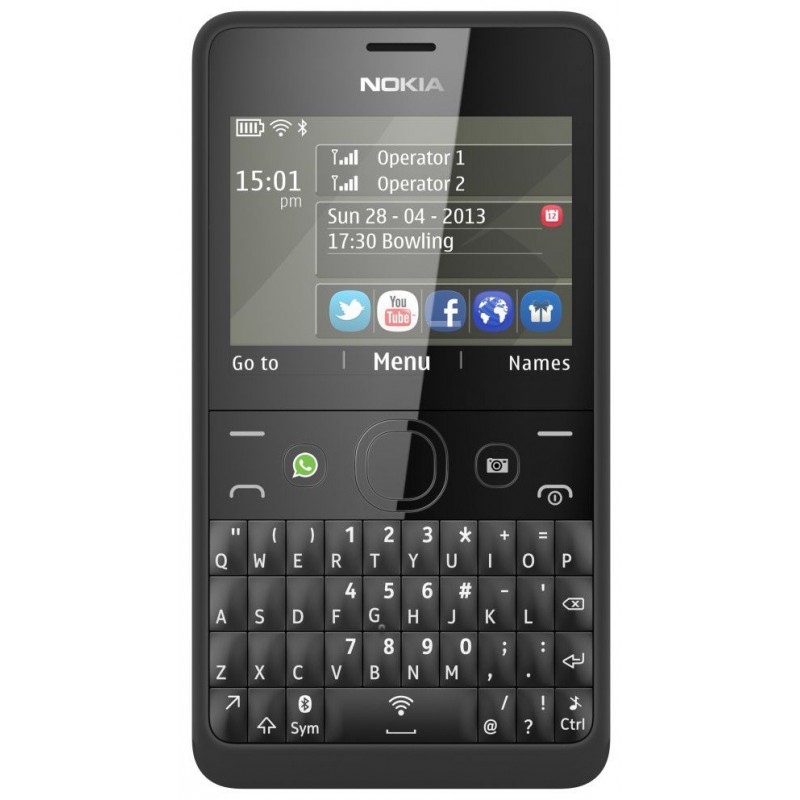 Téléphone Portable Nokia Asha 210 / Noir