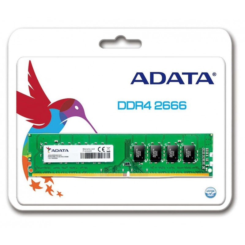Barrette Mémoire ADATA 8Go DDR4 Pour Pc Portable (AD4S32008G22-SGN)