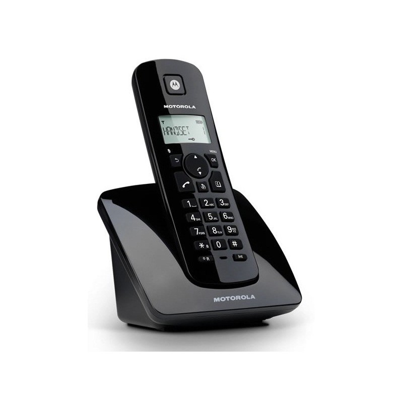 Téléphone Fixe Sans Fil Motorolla C401 Noir