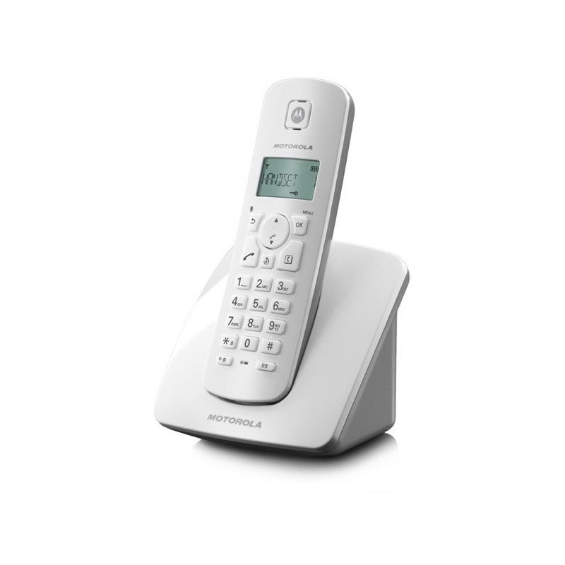 Téléphone Numérique Fixe Sans Fil Motorola C401 Gris