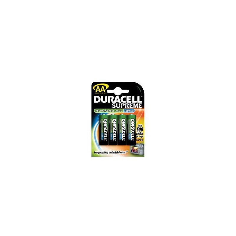 4xPiles Duracell AA 2650mAh Rechargeables