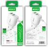 Chargeur secteur Modemcat MTC-005 2x USB avec câble USB Type C / 2.4A / Blanc