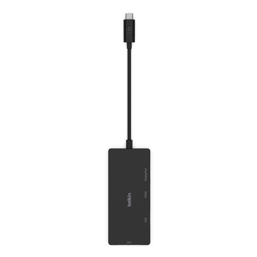 Adaptateur vidéo 4K Belkin USB Type C vers HDMI, VGA, DisplayPort et DVI