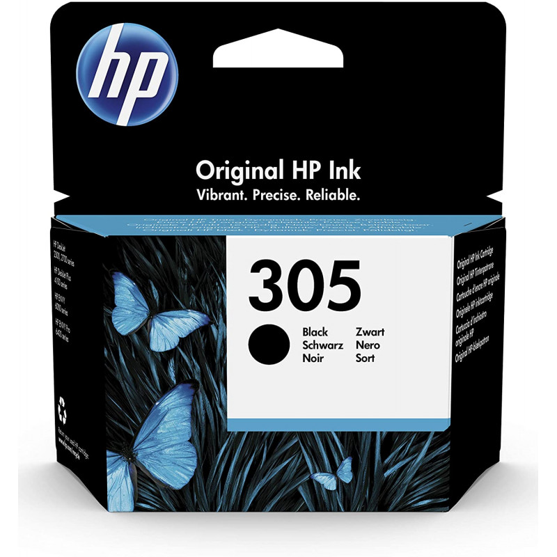 3YM61AE — Cartouche d'encre noire HP 305 authentique