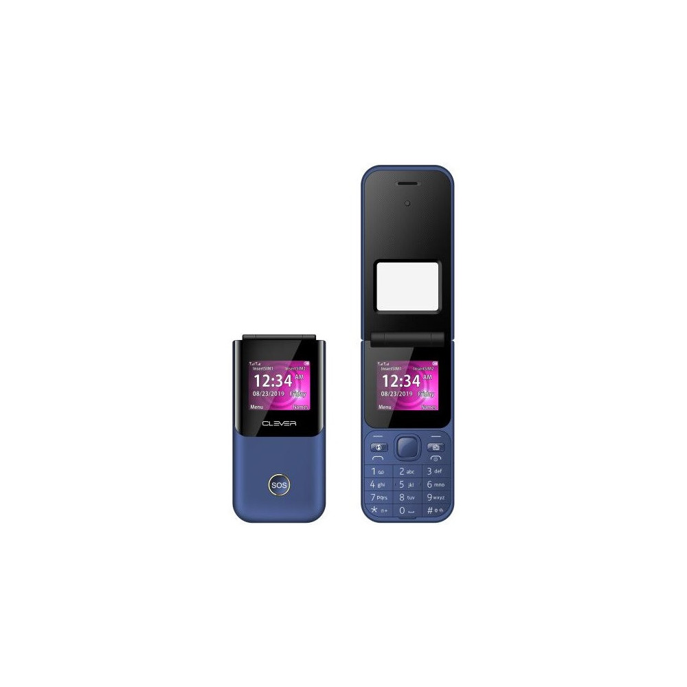 Téléphone Portable Clever F01 - Bleu