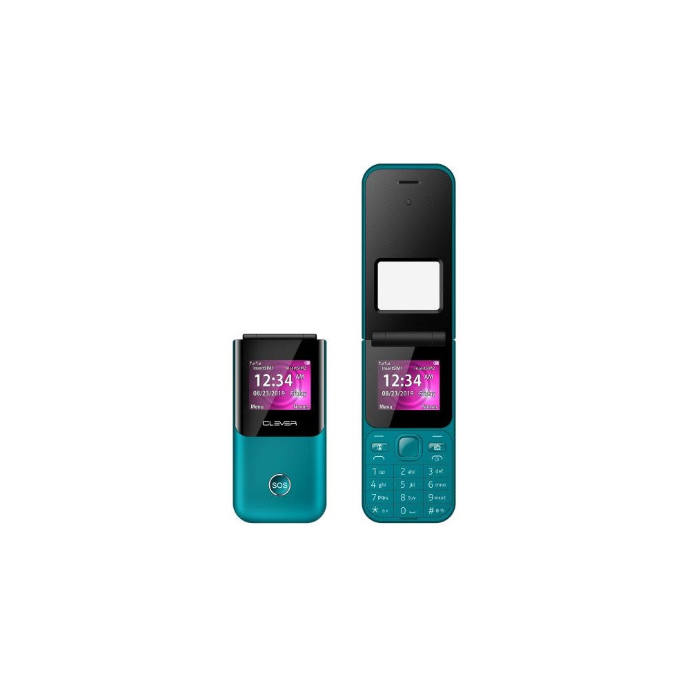 Téléphone Portable Clever F01 - Vert