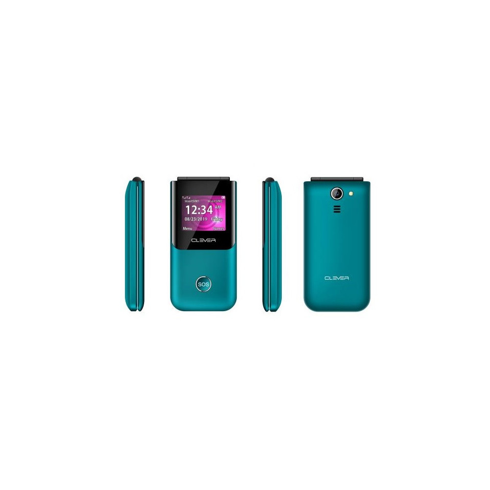Téléphone Portable Clever F01 - Vert