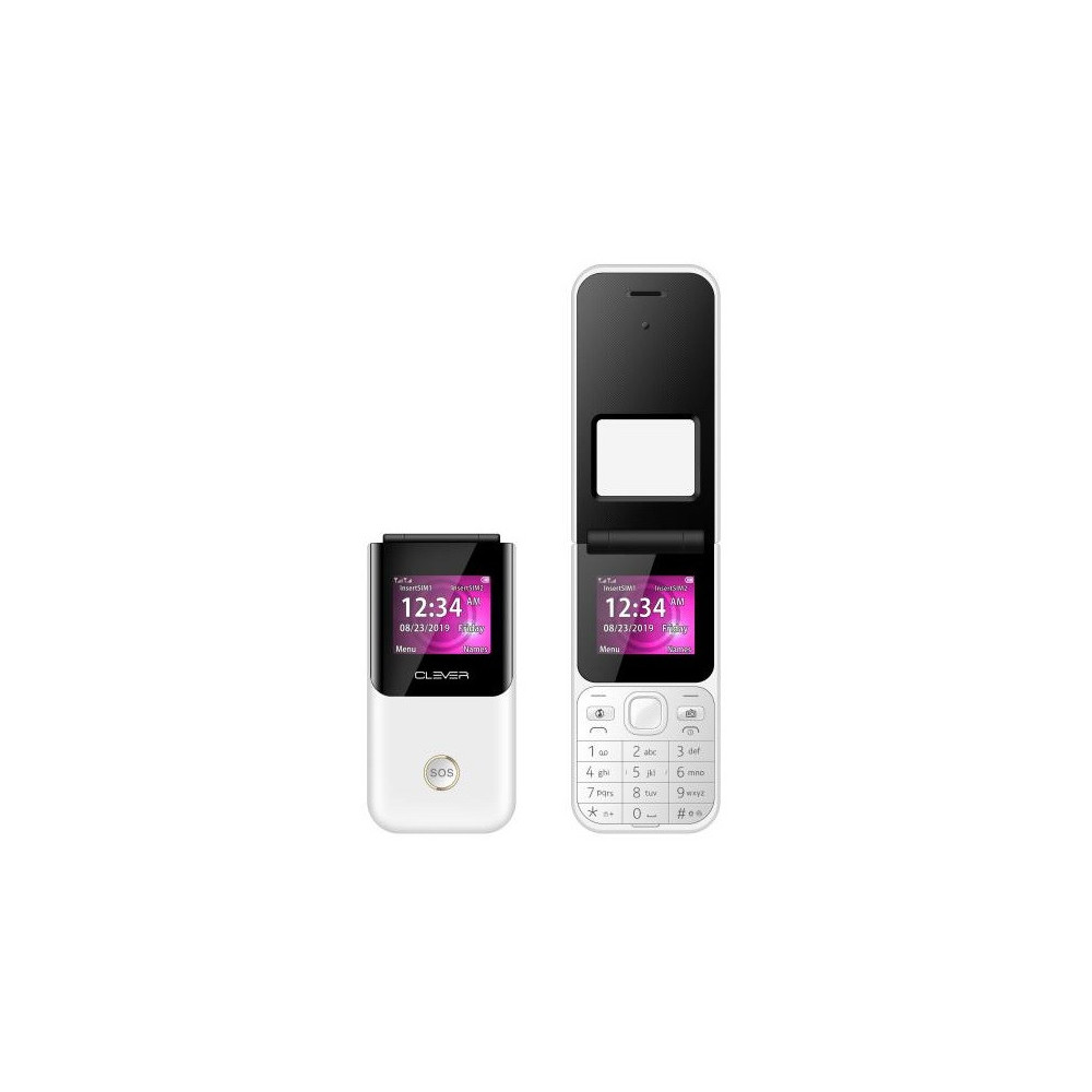 Téléphone Portable Clever F01 - Blanc