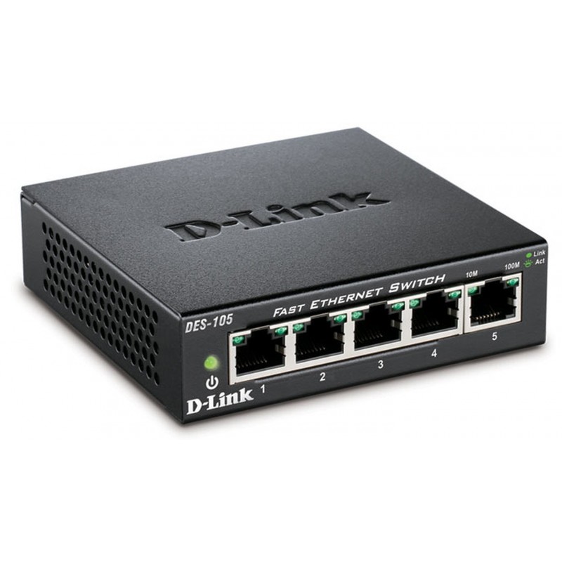 SWITCH D-LINK 5 PORTS 10/100 MBPS