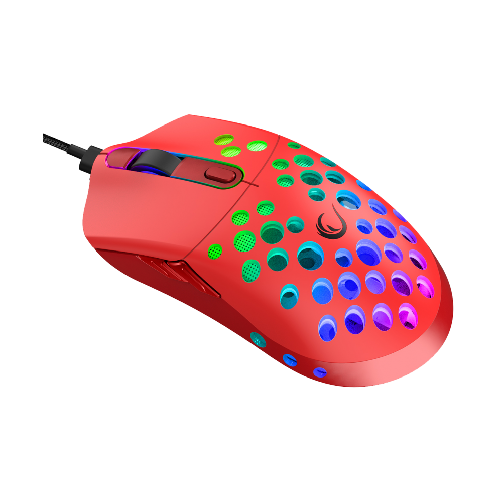 Souris Gaming Rampage Rocket SMX-R66 - 12000 dpi - RGB