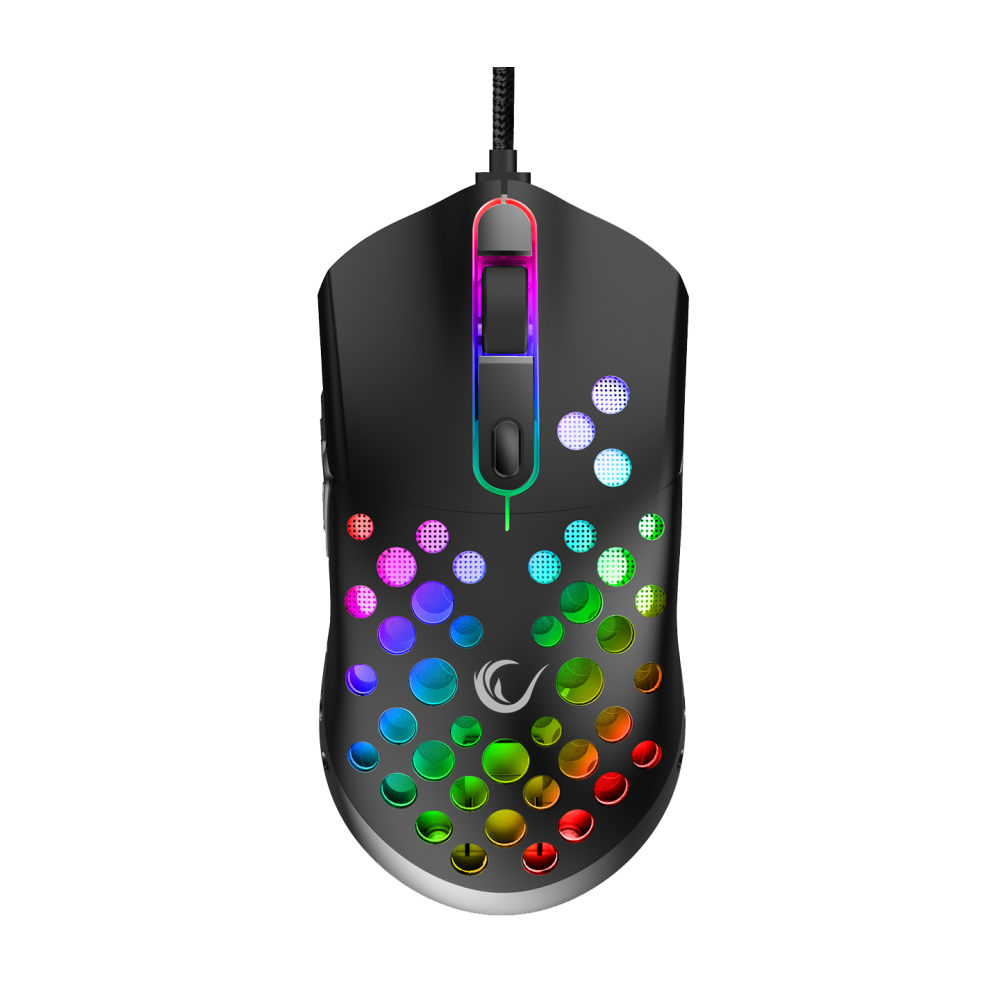 Souris Gaming Rampage Rocket SMX-R66 - 12000 dpi - RGB