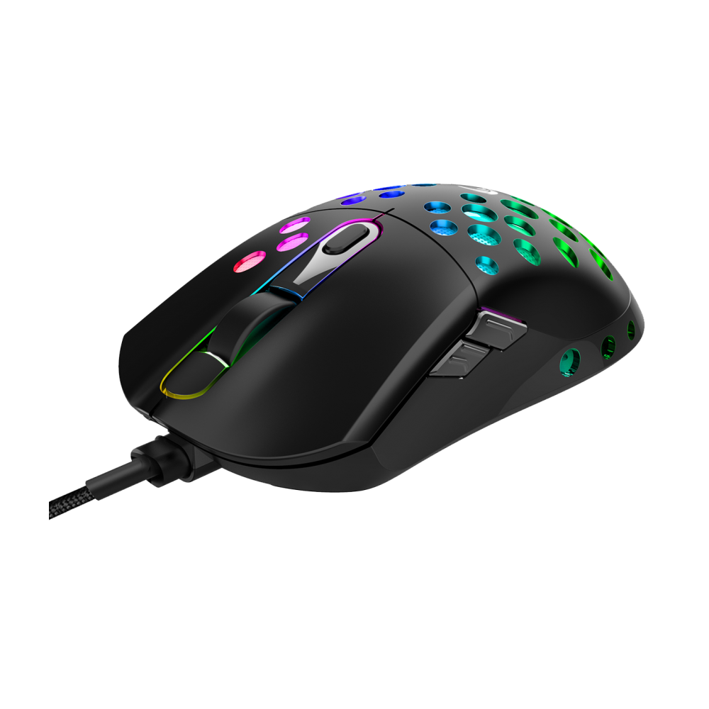 Souris Gaming Rampage Rocket SMX-R66 - 12000 dpi - RGB