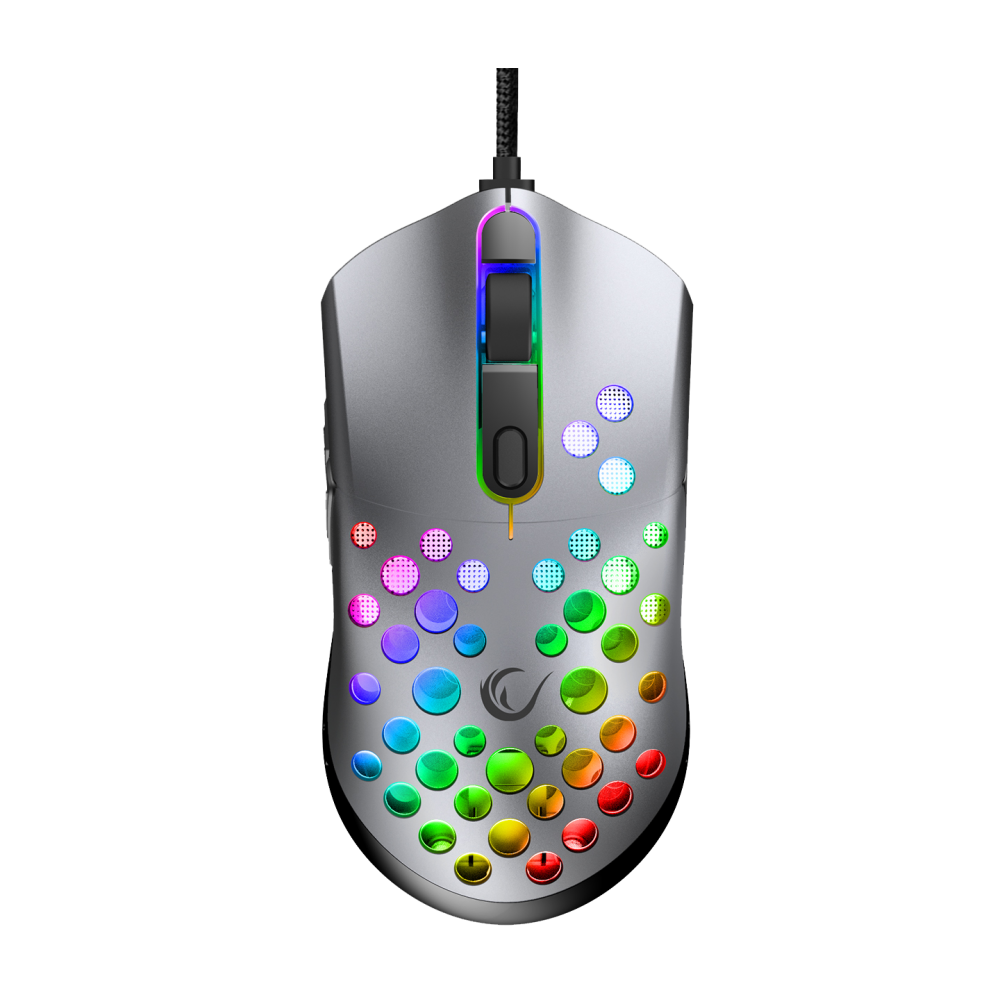 Souris Gaming Rampage Rocket SMX-R66 - 12000 dpi - RGB