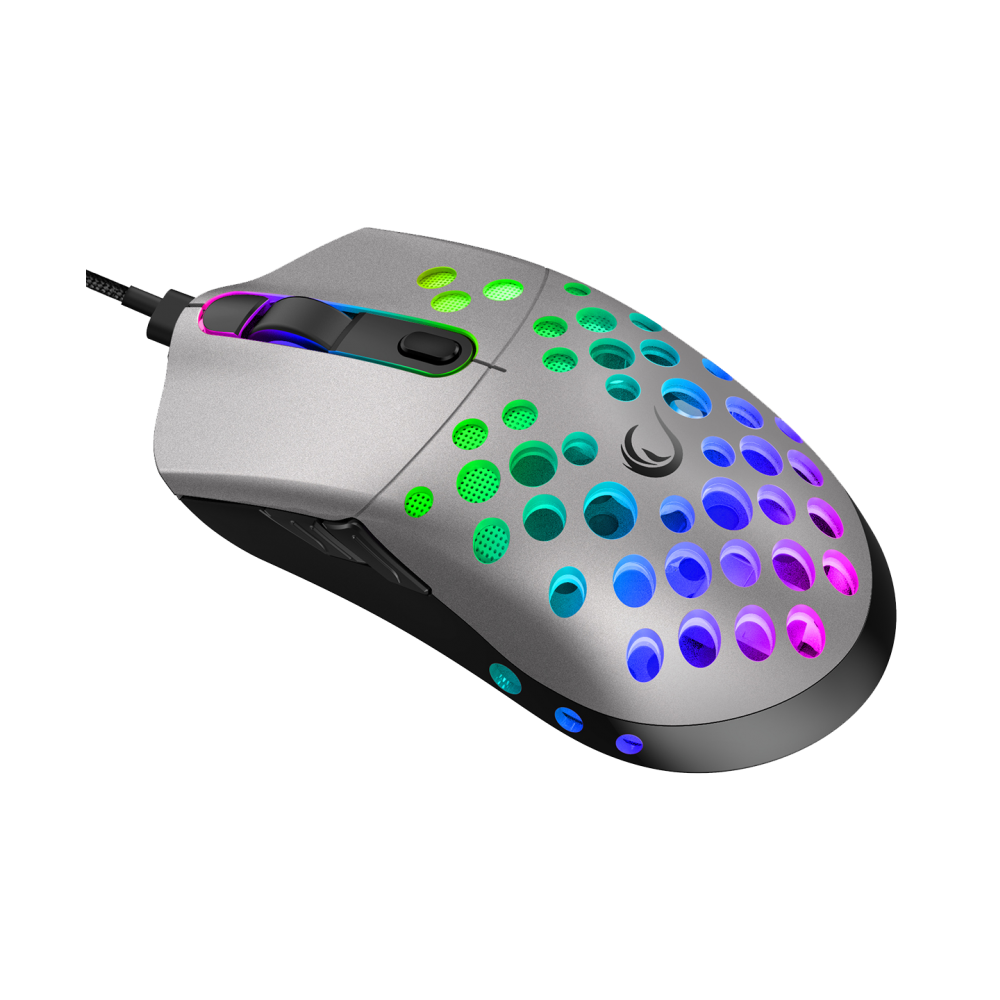 Souris Gaming Rampage Rocket SMX-R66 - 12000 dpi - RGB