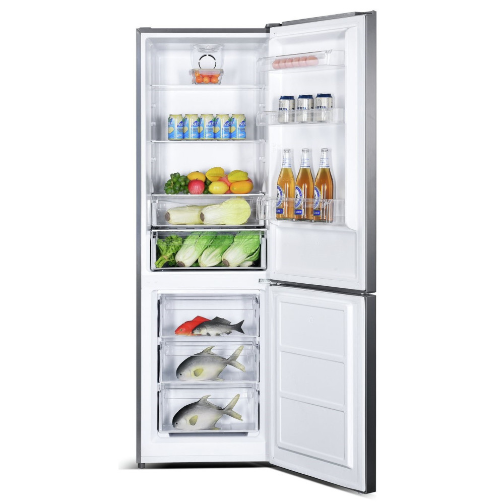 Réfrigérateur Combiné SABA DeFrost 327L / Silver + Livraison + Mise en Place Gratuites