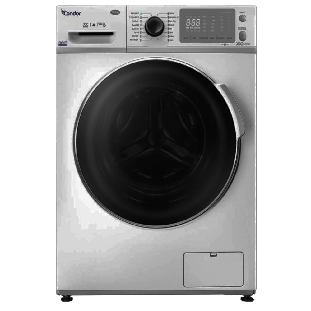 Machine à laver Condor lavante séchante Neo Inverter - 10KG - Gris